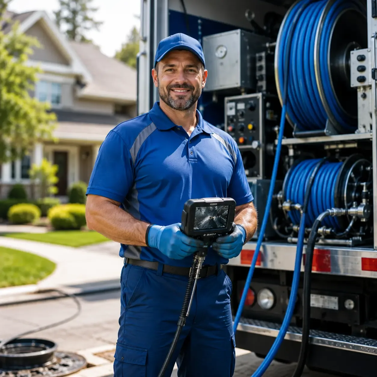 Local outdoor drain cleaning specialists in Adena, OH